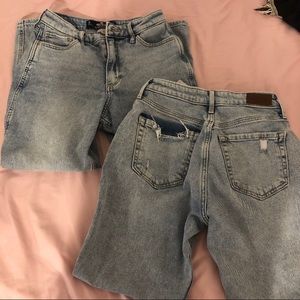 Hollister mom jeans (bundle of both)